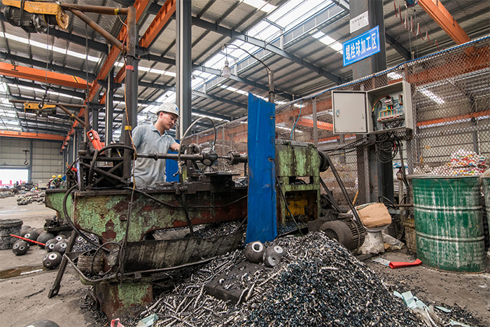 昆山网架配件车间